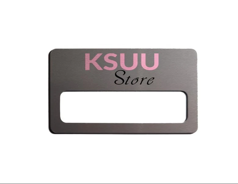 Бейджі консультанта для мережі «KSUU STORE»